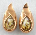 Renoir/Matisse - Matisse Enameled Flame Earrings