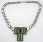 Jakob Bengel - Jakob Bengel Green Galalith Necklace