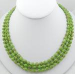 Austria - Austiran Green Glass Bead Necklace