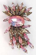 Newly Added A F Paris Pink & Gray Navette Dress Clip