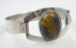 Israel - Israeli Sterling Tiger Eye Bracelet