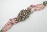 Original by Robert - Original by Robert Pink Glass Bead Bracelet