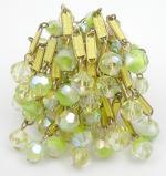 Newly Added Alice Caviness Lemon-Lime Crystals Brooch