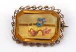 Czechoslovakia - Czechoslovakian Blown Glass Brooch