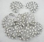 Schiaparelli - Schiaparelli Rhinestone Feather Set