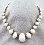 Marvella - Marvella White Glass Necklace