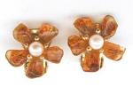 Earrings-Signed - Swoboda Citrine Flower Earrings