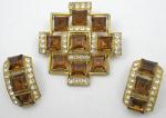 Bogoff - Bogoff Topaz Brooch Set