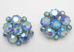 Earrings-Signed - Weiss Blue Aurora Earrings