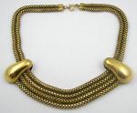 Newly Added Art Deco Brass Chains Necklace
