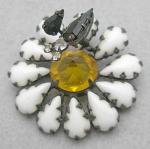 Schreiner - Schreiner Trembler Flower with Bug Brooch