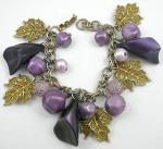 Charm Bracelets - Purple Moonglow Charm Bracelet