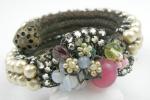 Miriam Haskell - Miriam Haskell Faux Pearl Wrap Bracelet