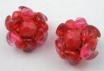 Hong Kong - Hong Kong Red Bead Earrings