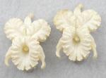 Floral Jewelry - Featherweights Orchid Earrings