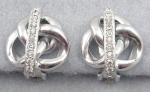 Eisenberg - Eisenberg Rhinestone Knot Earrings