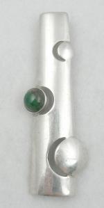 Israel - Israeli Modernist Sterling Pendant