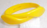 France - Lea Stein Yellow Snake Bracelet