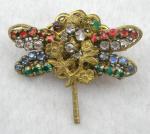 Miriam Haskell - Miriam Haskell Dragonfly Brooch