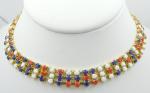 Patriotic Jewelry - Patriotic Rhinestone Necklace