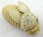 Figural Jewelry - Celluloid Bee Brooch