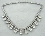 Wedding/Occasion Jewelry - Vintage Rhinestone Teardrop Necklace