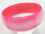 Newly Added Pink Lucite Moonglow Bangle