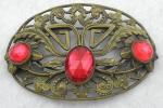 Art Nouveau - Art Nouveau Sash Pin