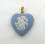 Misc. Signed N-Z - Wedgwood Heart Pendant