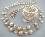 Newly Added Adrian Faux Pearl Parure