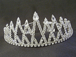 Vintage Hair Accessories - Crystal Rhinestone Tiara