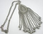 Newly Added 1960's Silver Chains Necklace