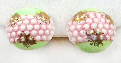 Japan - Japan Luster Porcelain Earrings