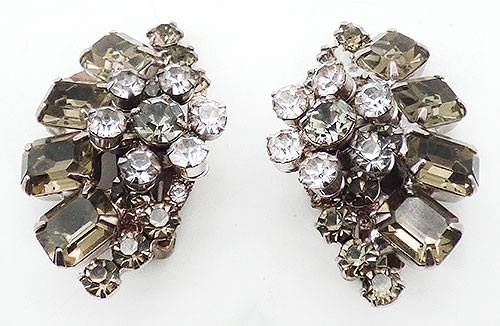 DeLizza & Elster/Juliana - Juliana Black Diamond Rhinestone Earrings