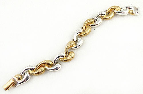 Napier - Napier Gold and Silver Link Bracelet