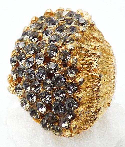 Rings - Black Diamond Rhinestone Statement Ring