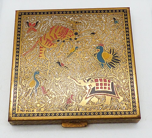 Newly Added Volupté Gold Tone Jungle Compact