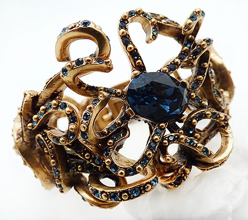 Bracelets - Oscar de la Renta Floral Tendrils Bracelet