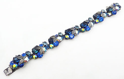 Bracelets - Austrian Blue Rhinestones Bracelet