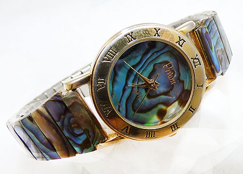 Natural Shell - Vivani Abalone Ladies Wrist Watch