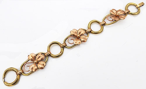 Leaves & Plants - Krementz Gold Filled Clover Bracelet