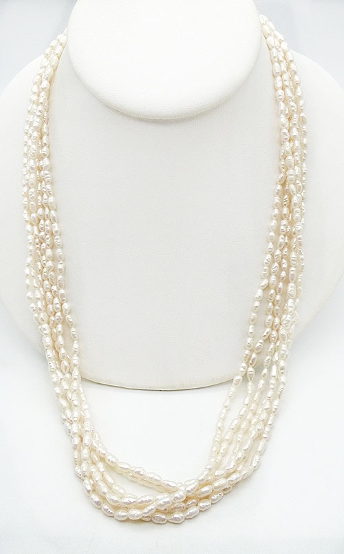 Pearl Jewelry - Freshwater Pearl 6-Strand Necklace