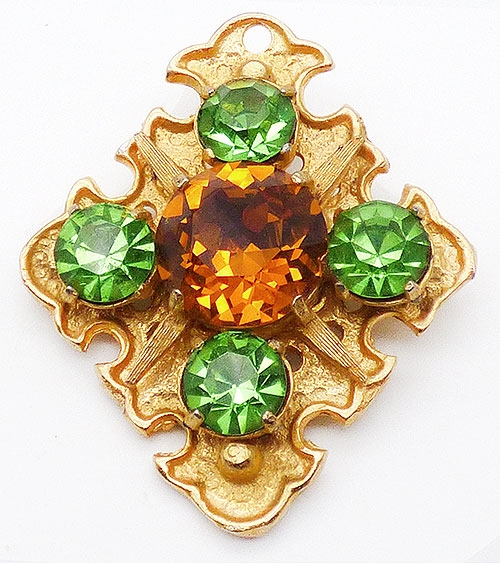 Newly Added Van S. Authentic Maltese Cross Brooch 