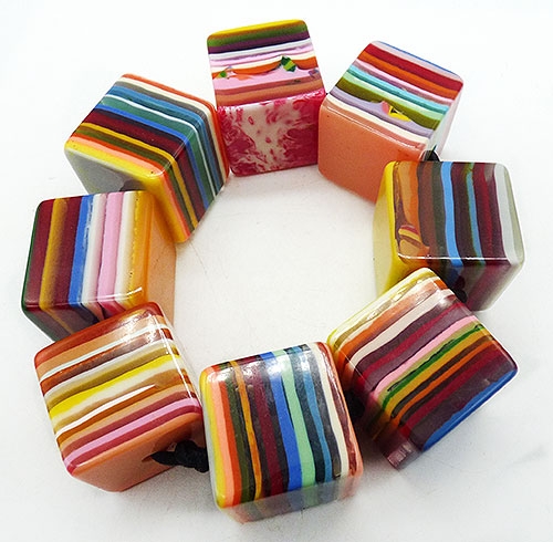 Collectible Contemporary - Sobral Popinho Medio Cubes Day Bracelet