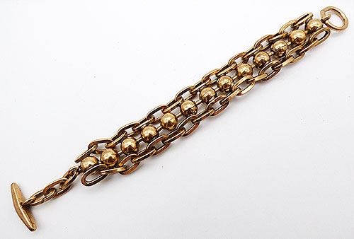 Newly Added Alexis Kirk Gold Bead Chain Bracelet