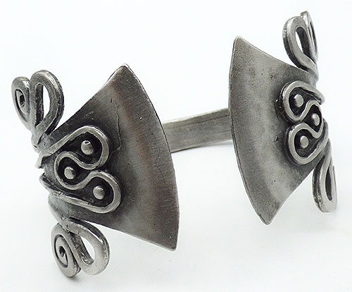 Mid-Century Modern - Lysgaard Design Pewter Cuff Bracelet