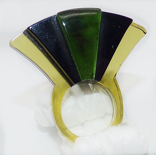 Newly Added Jean Marie Poinot Art Deco Style Ring