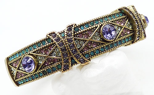 Trend Spring-Summer 2023: Stackable Cuffs - Heidi Daus Crystal Clamper Bracelet