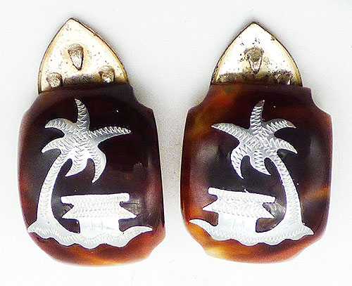 Newly Added Tortoise Shell Pique Shoe Clips 