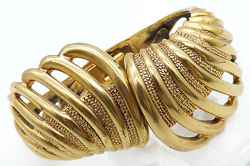 Tortolani - Tortolani Gold Tone Clamper Bracelet